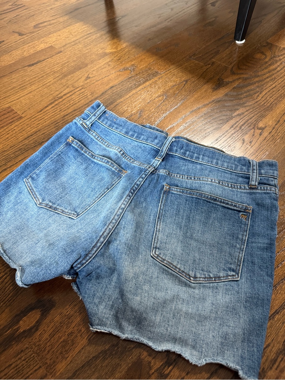 Madewell Classic Light Wash Denim Cutoff Shorts